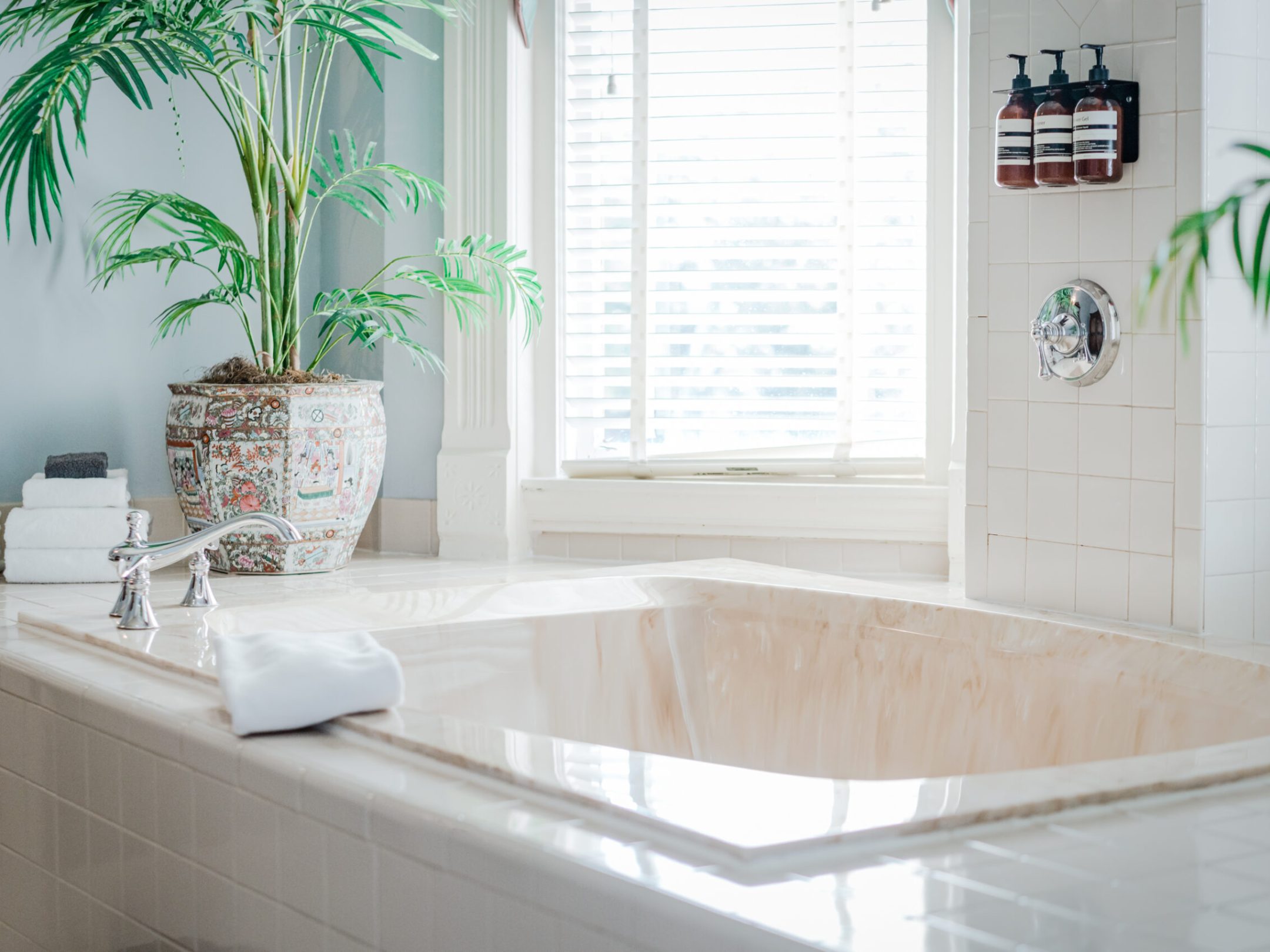 a sink and a window